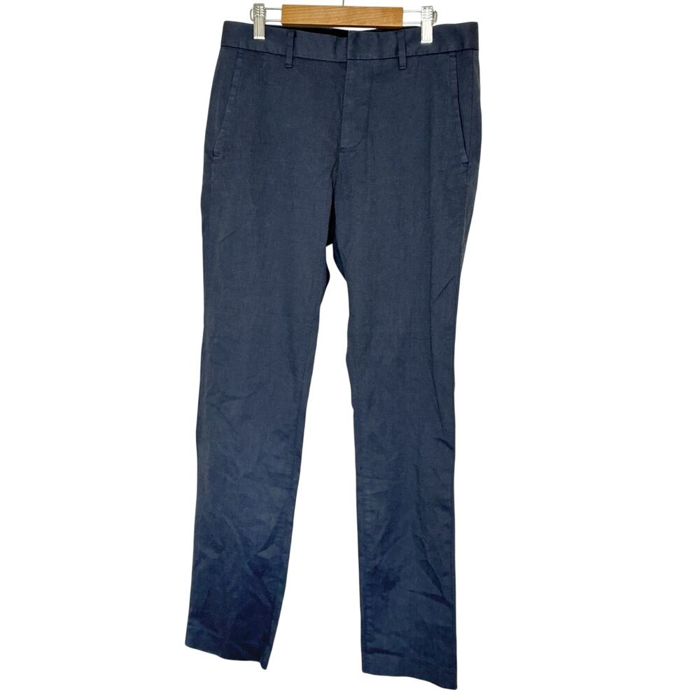 Bonobos Blue Tailored Monday Dress Pants Cotton Lycra Mens 29/30